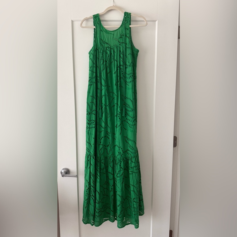 Maeve Belrose Eyelet Maxi Dress